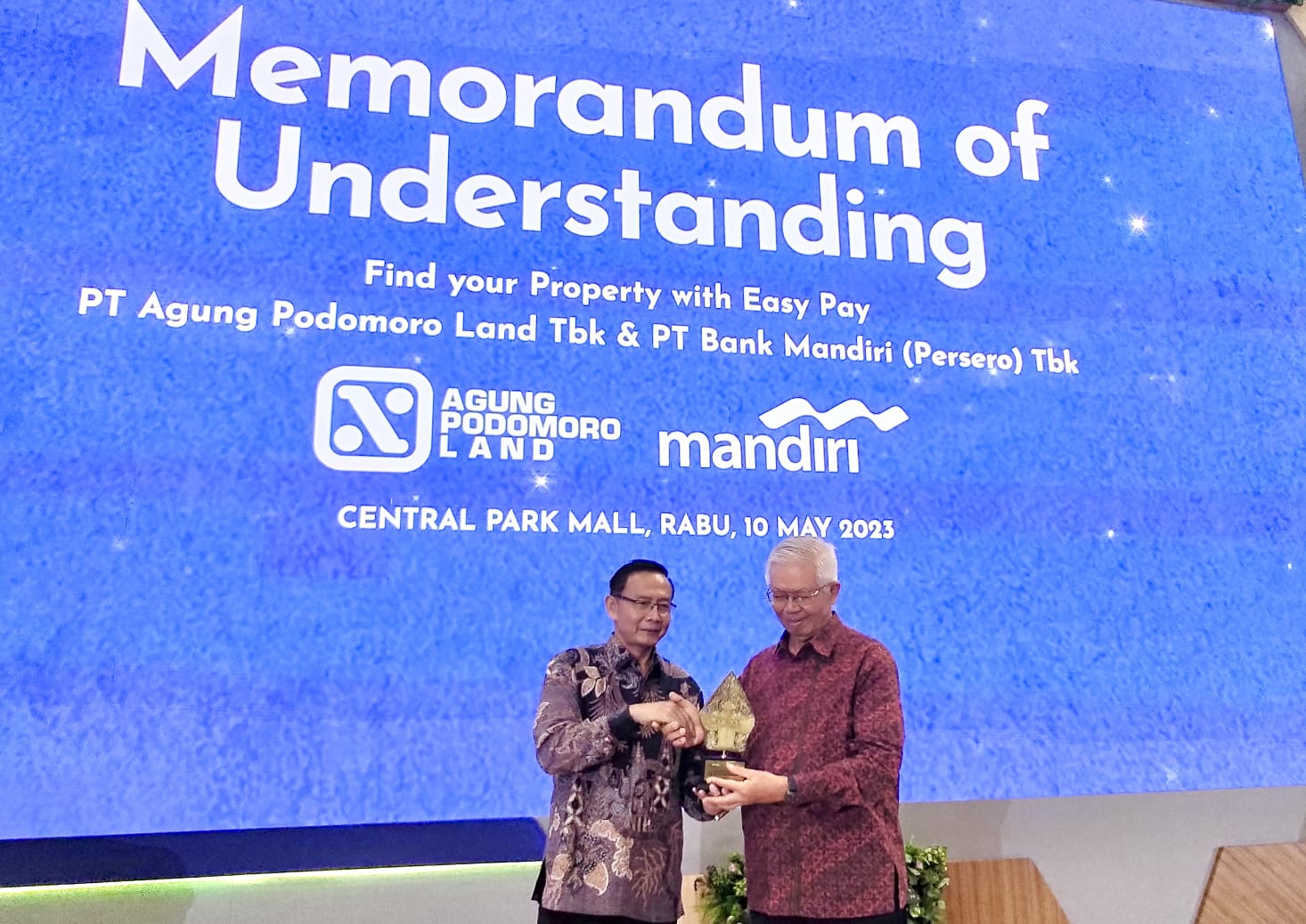 Dorong Bisnis KPR, Bank Mandiri Kolaborasi dengan Agung Podomoro Land 