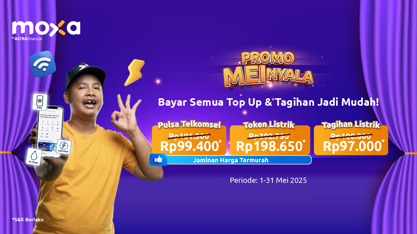   Ada Diskon Top Up dan Pembayaran Tagihan di Moxa, Solusi Keuangan Praktis dan Terjangkau
