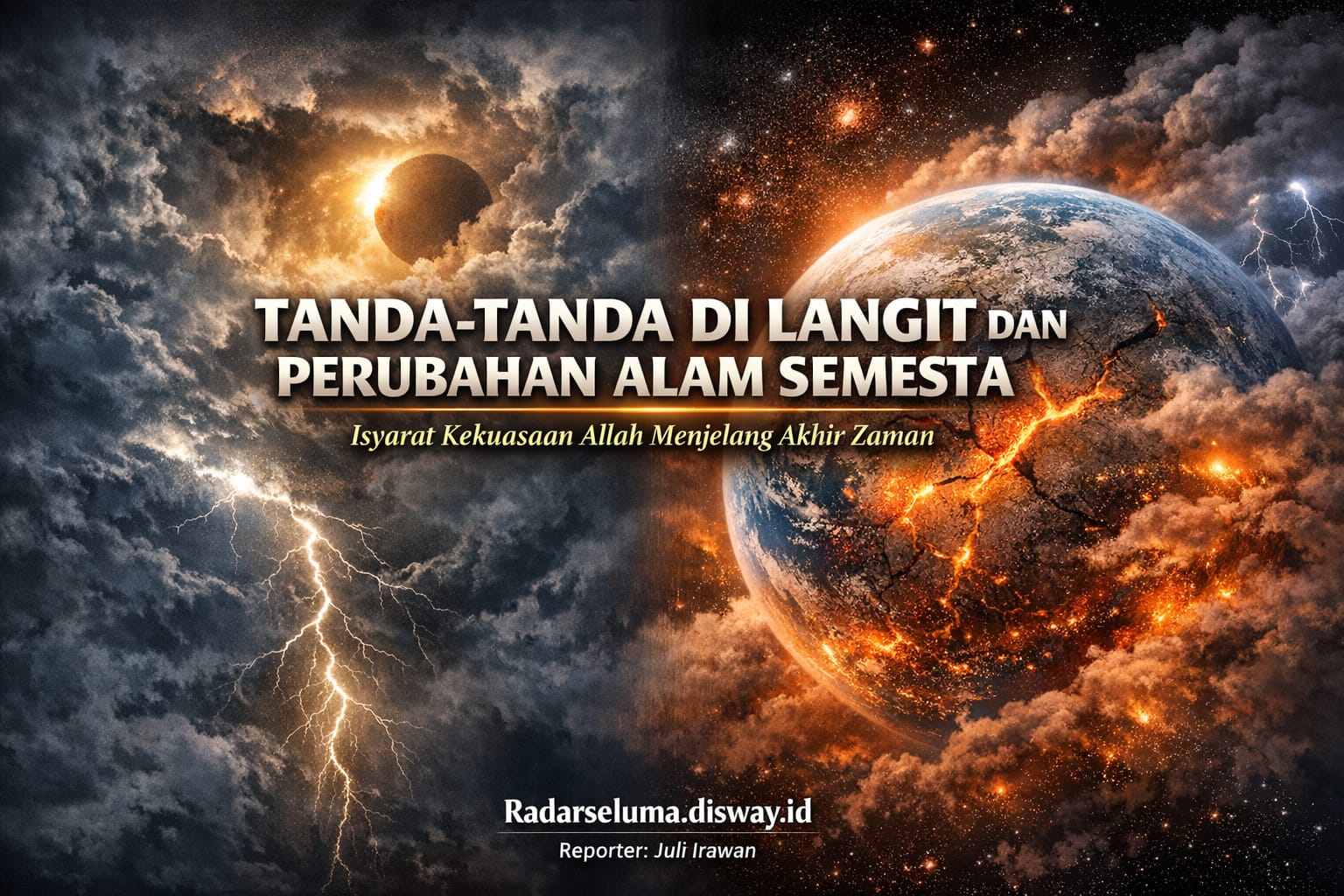 Tanda-Tanda di Langit dan Perubahan Alam Semesta: Isyarat Kekuasaan Allah dan Peringatan Menjelang Akhir Zaman
