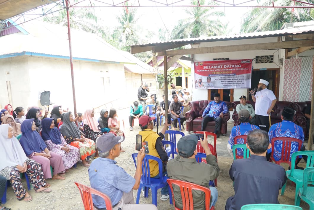   Kunker ke BS, Gubernur Helmi Hasan Tinjau Pembangunan Jalan Nanjungan–Bintasan–Kembang Sri