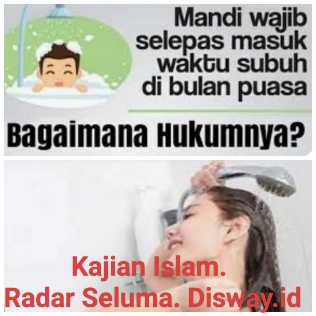 Bercinta Malam Hari, Mandi Wajib Setelah Azan Subuh Apakah Sah Puasa Ramadhan Nya? Ini Penjelasanya.