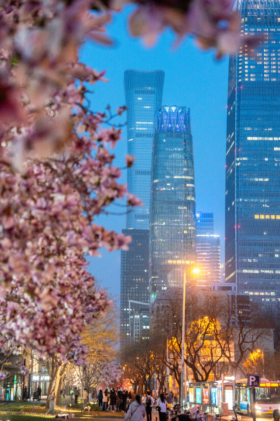 Festival Taman Chaoyang Beijing Dimulai di Kota yang Ramai