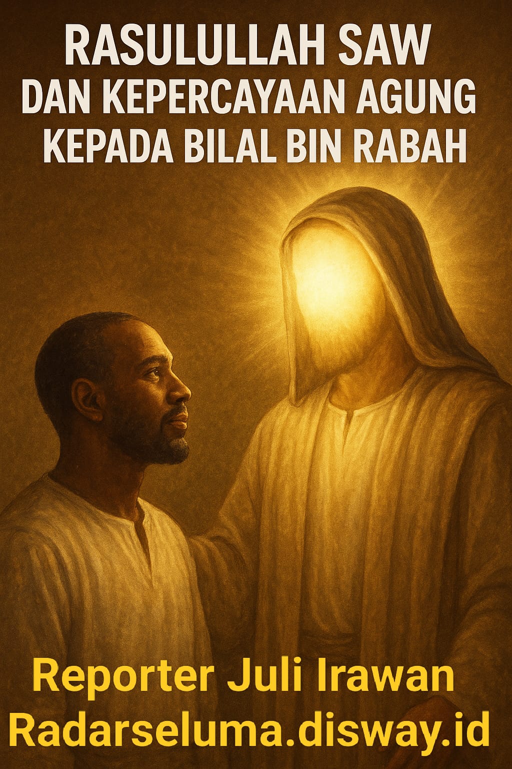 Rasulullah SAW dan Kepercayaan Agung kepada Bilal bin Rabah: Simbol Kesetaraan dan Keimanan Tanpa Batas