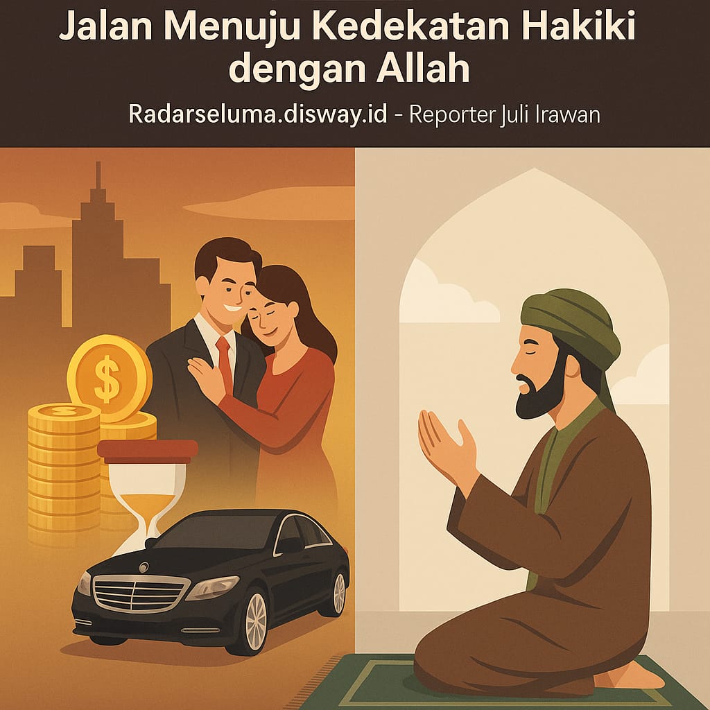 Meninggalkan Cinta Dunia yang Berlebihan: Jalan Menuju Kedekatan Hakiki dengan Allah
