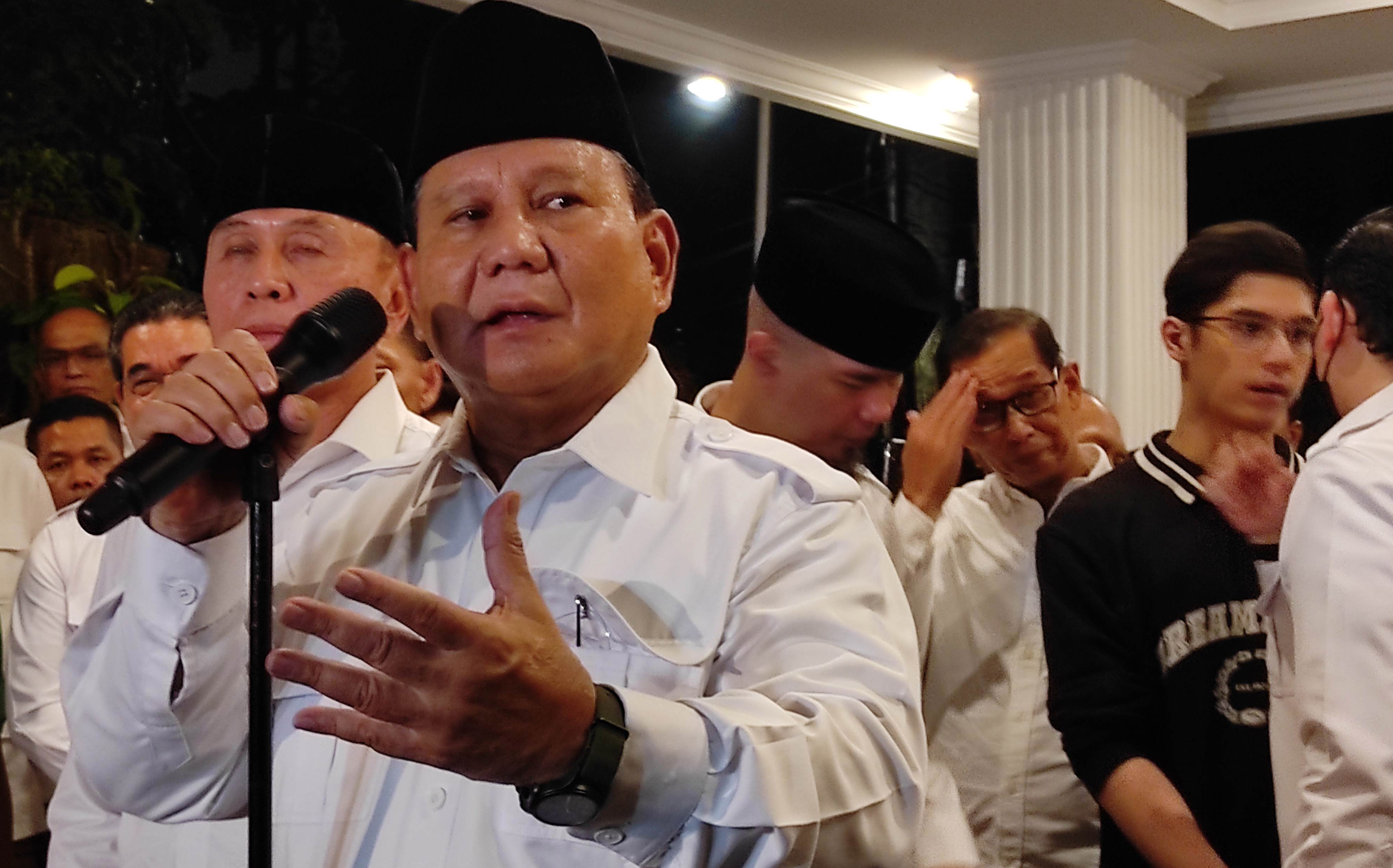 Anies-Muhaimin? Prabowo : Saya Jawab Ya..