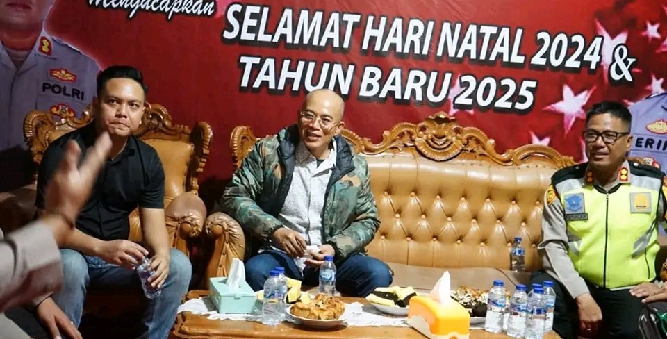 Bupati BS dan FKPD Monitoring  Pengamanan Natal 2024 , Perayaan Natal di BS Aman