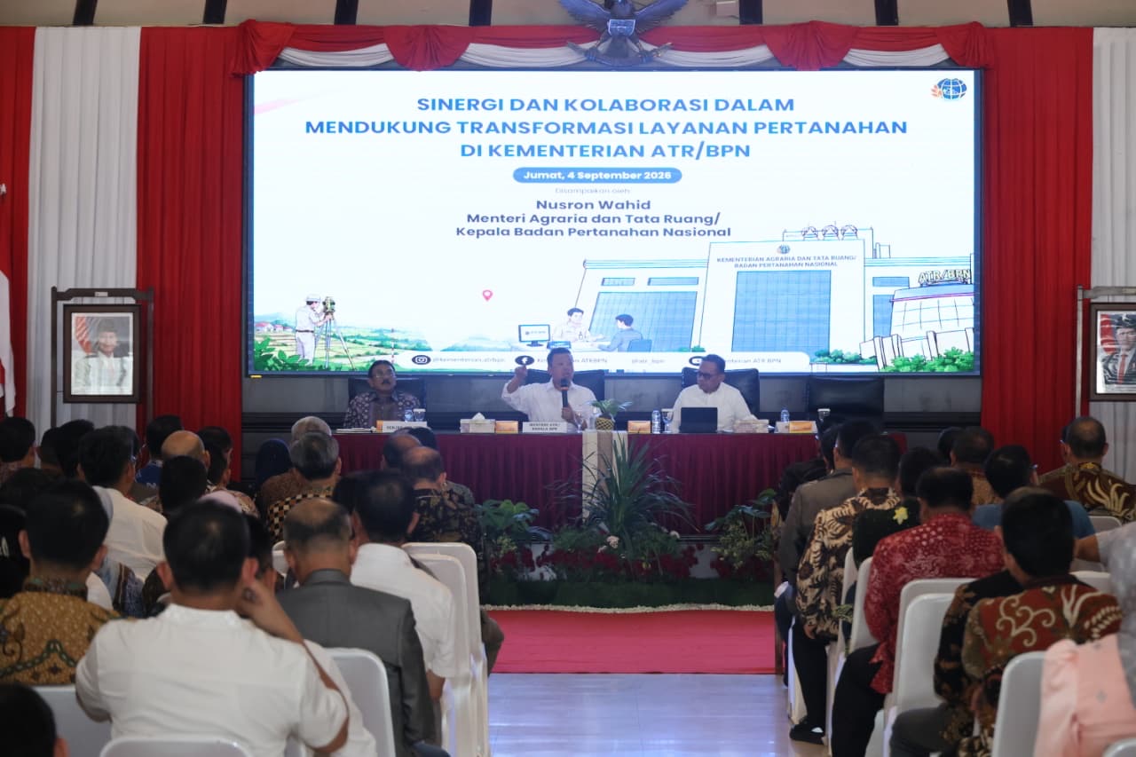 Menteri ATR/BPN Tegaskan Transformasi Layanan Harus Berikan Kepastian kepada Masyarakat