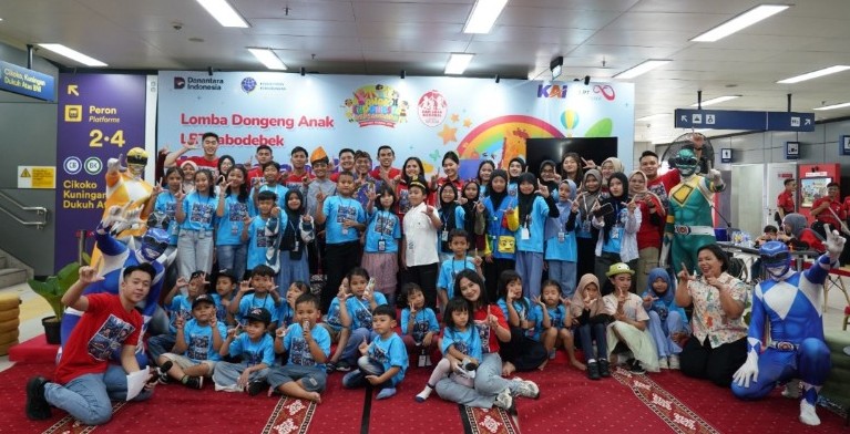   Dongeng Anak di Stasiun Cawang, LRT Jabodebek Meriahkan Hari Anak Nasional 2025