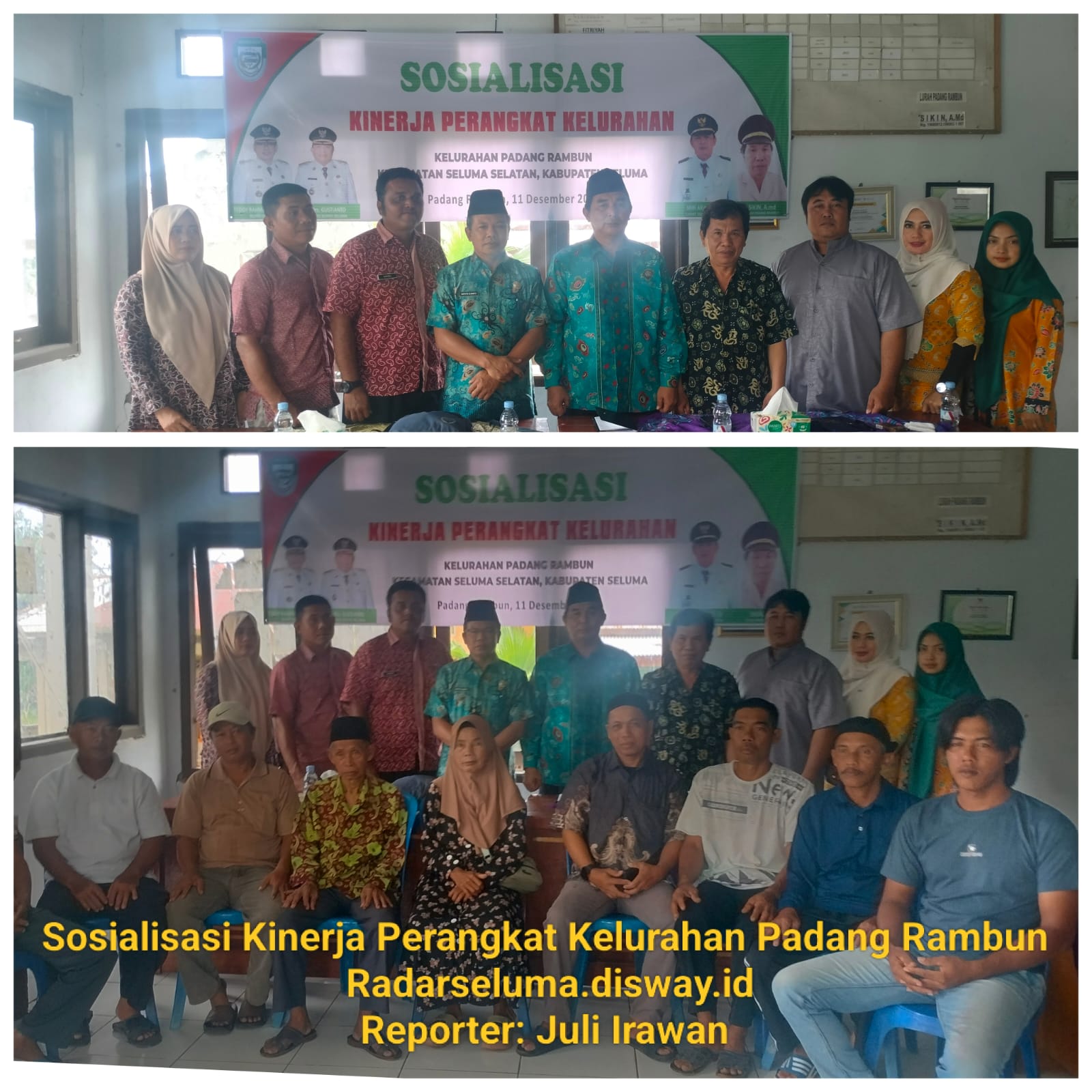 Kelurahan Padang Rambun Gelar Sosialisasi Peningkatan Kinerja Perangkat Kelurahan