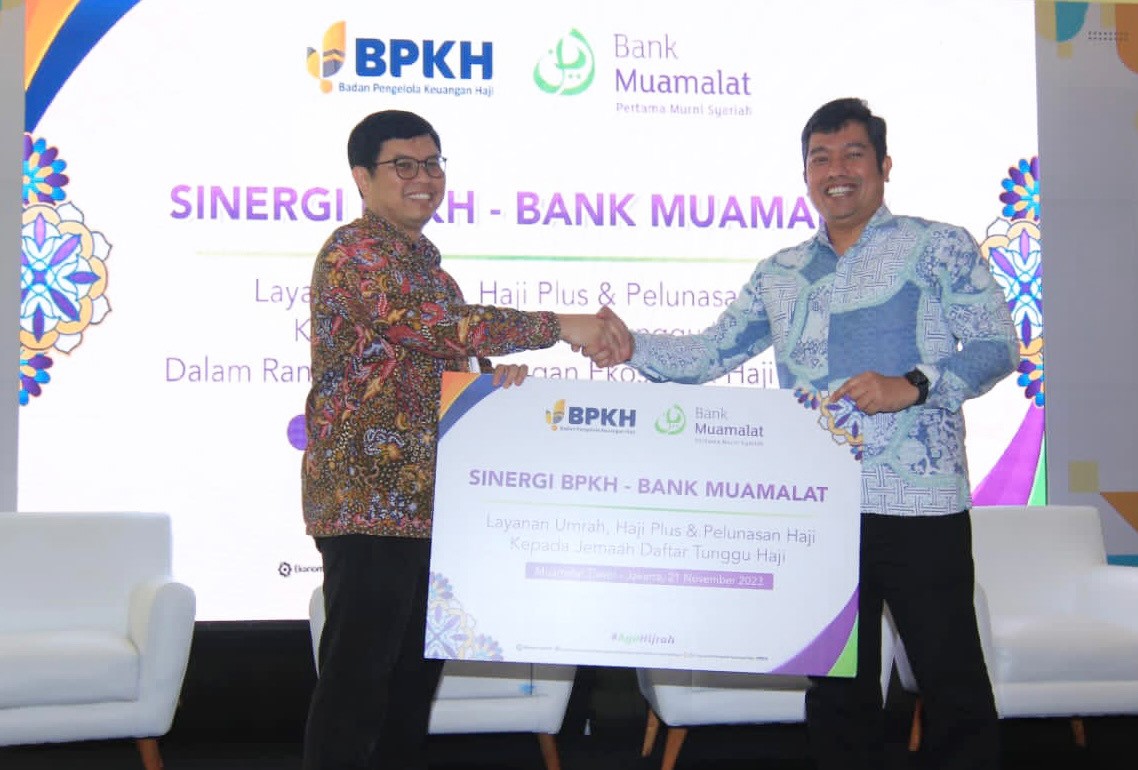   BPKH Gandeng  Bank Muamalat,  Pengembangan Layanan Haji dan Umrah