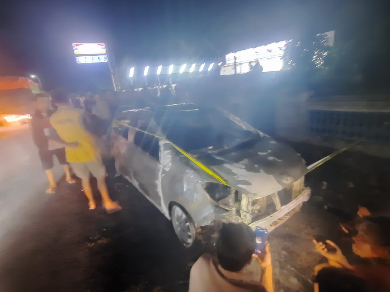  Kelistrikan Speaker Penyebab Terbakarnya Mobil di Depan Indomaret Simpang Tiga Pagar Gasing Seluma