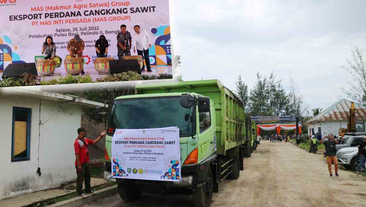   8500 Ton Cangkang Sawit Diekspo ke Thailand