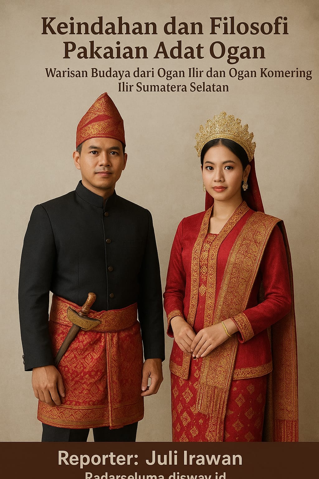 Keindahan dan Filosofi Pakaian Adat Ogan: Warisan Budaya dari Ogan Ilir dan Ogan Komering Ilir Sumatera Selata