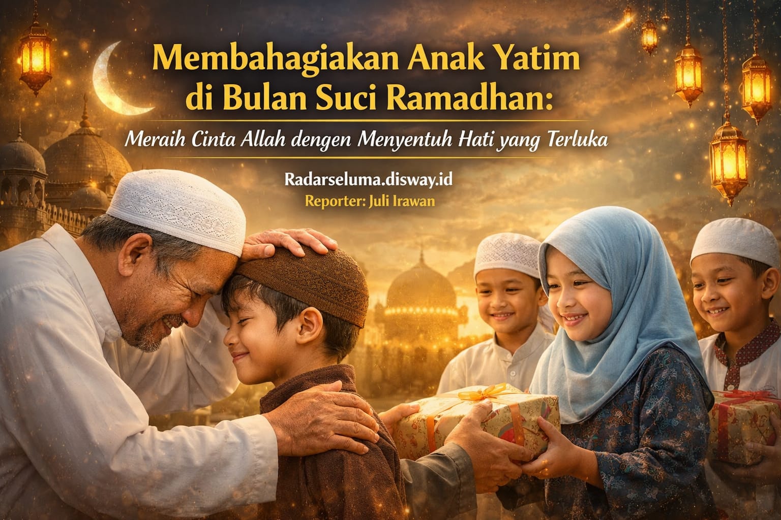 Membahagiakan Anak Yatim di Bulan Suci Ramadhan: Meraih Cinta Allah dengan Menyentuh Hati yang Terluka