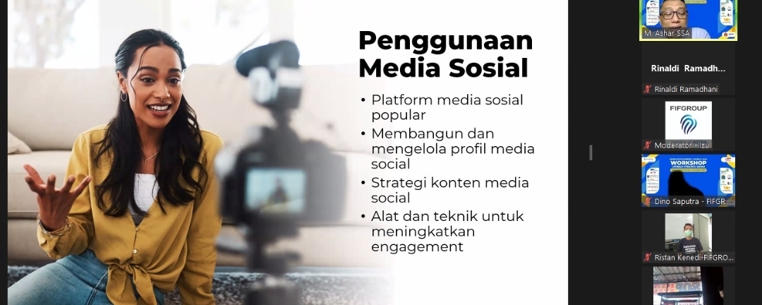 Workshop UMKM, Memanfaatkan Media Untuk Pertumbuhan