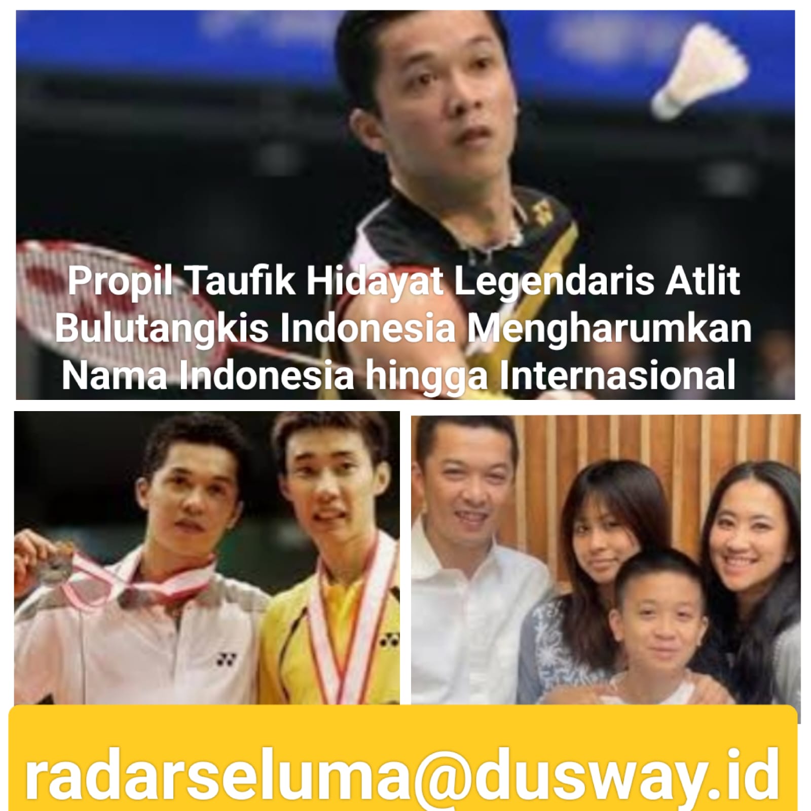 Profil Atlet Bulu Tangkis Legendaris Indonesia Taufik Hidayat 