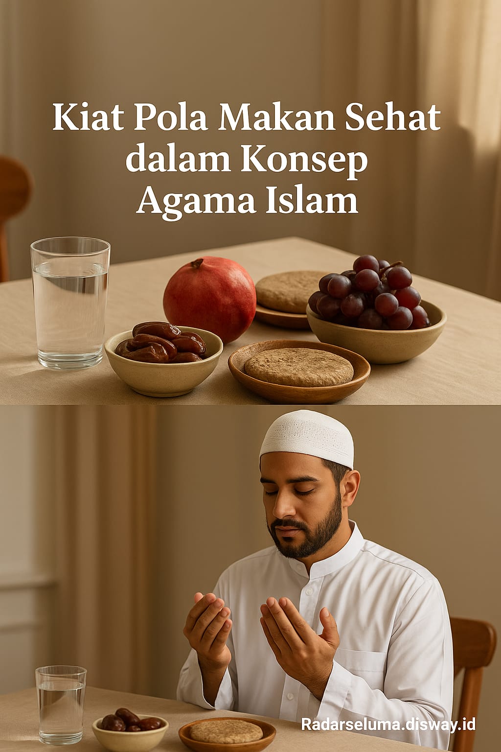 Kiat Pola Makan Sehat dalam Konsep Agama Islam