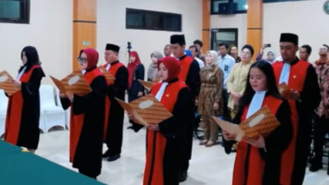 Seluma Dapat 7 Hakim Baru, Salah Satunya Anak Hakim Agung Yanto, SH