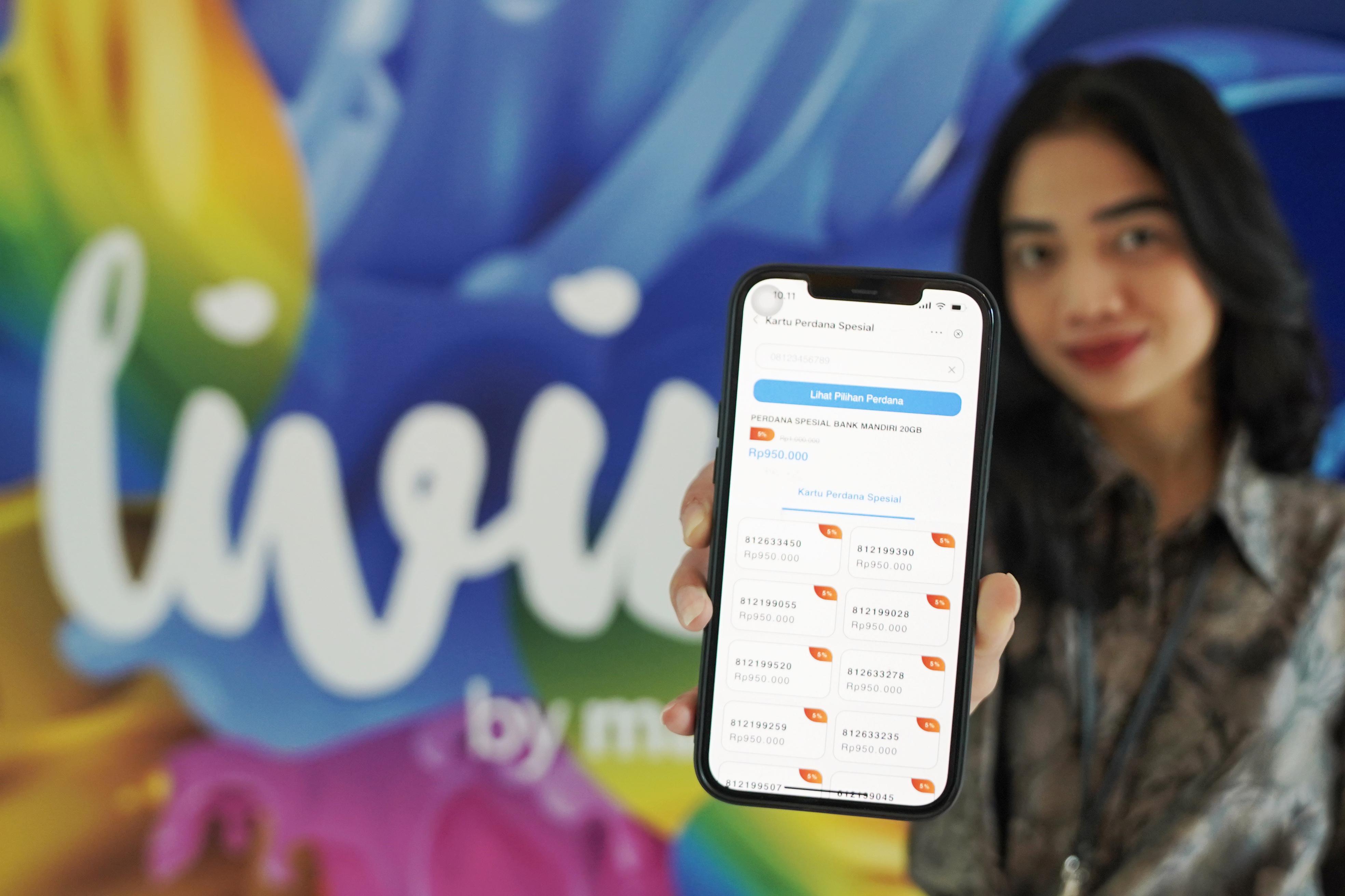 Beli Nomor Cantik Telkomsel Bisa Gunakan  Livin’ by Mandiri