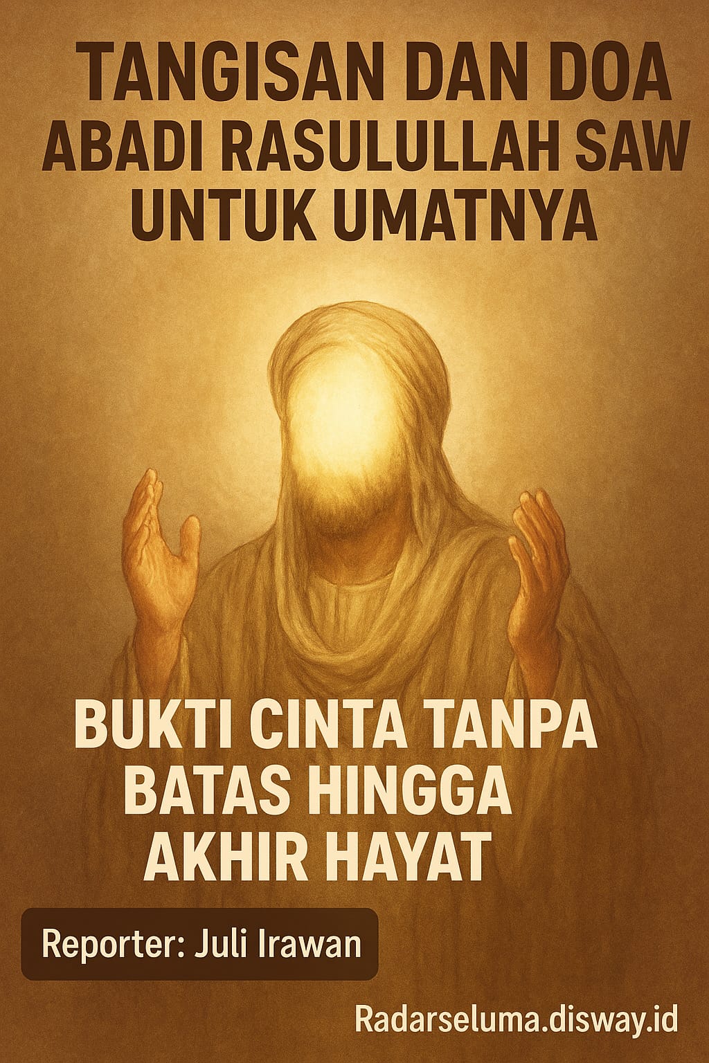 Tangisan dan Doa Abadi Rasulullah SAW untuk Umatnya: Bukti Cinta Tanpa Batas Hingga Akhir Hayat