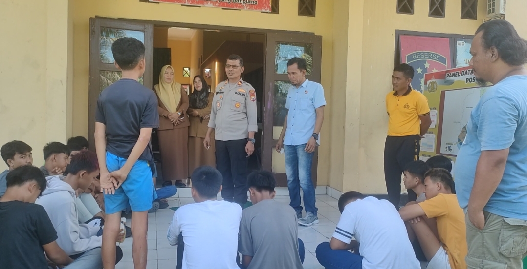   17 Remaja yang Tergabung Geng Motor Seluma Dibina, Tiga Celurit dan Gir Motor Diamankan