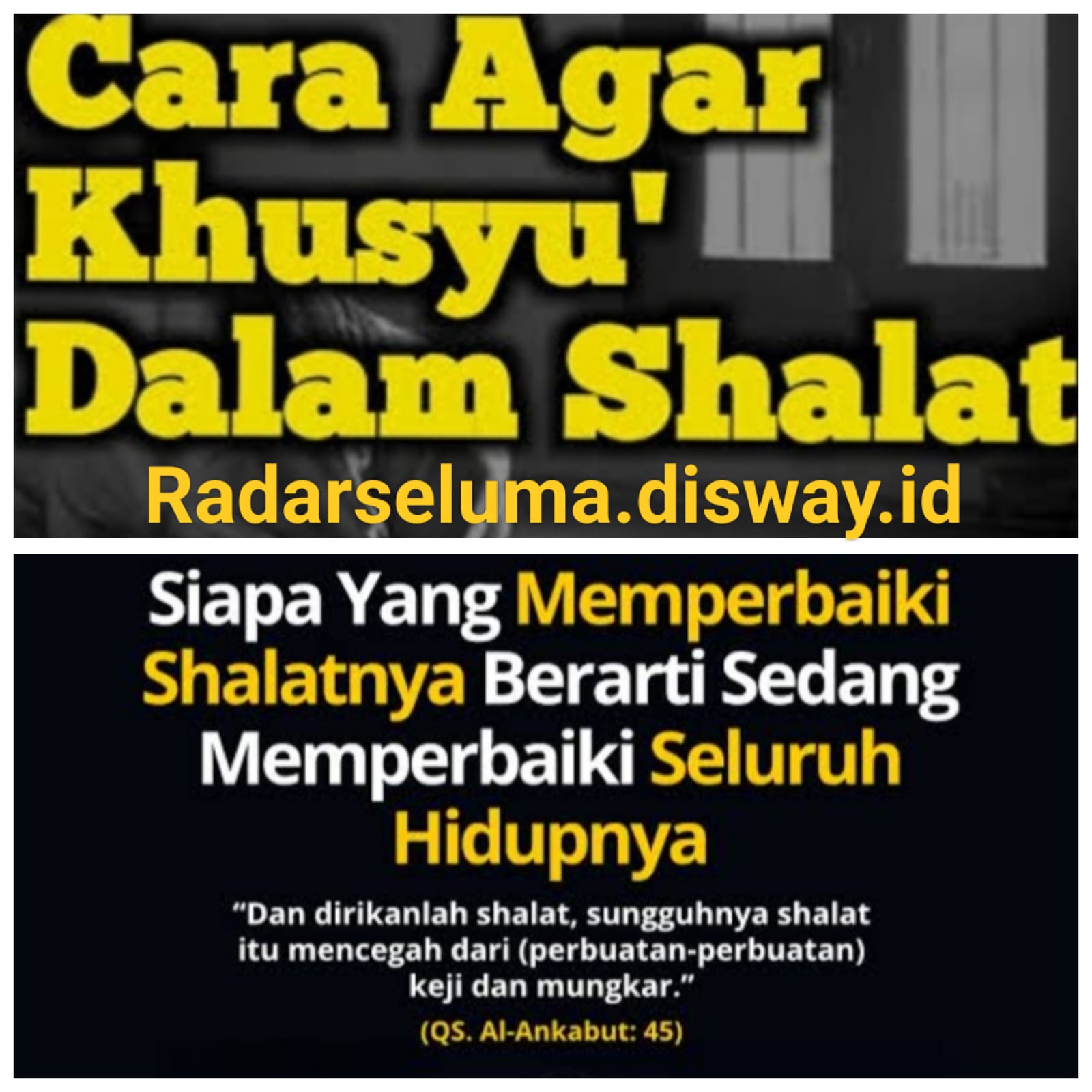 Pentingnya Menjaga Kekhusyukan dalam Shalat