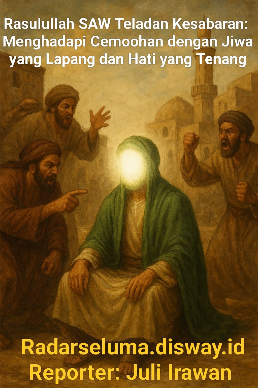 Rasulullah SAW Teladan Kesabaran: Menghadapi Cemoohan dengan Jiwa yang Lapang dan Hati yang Tenang