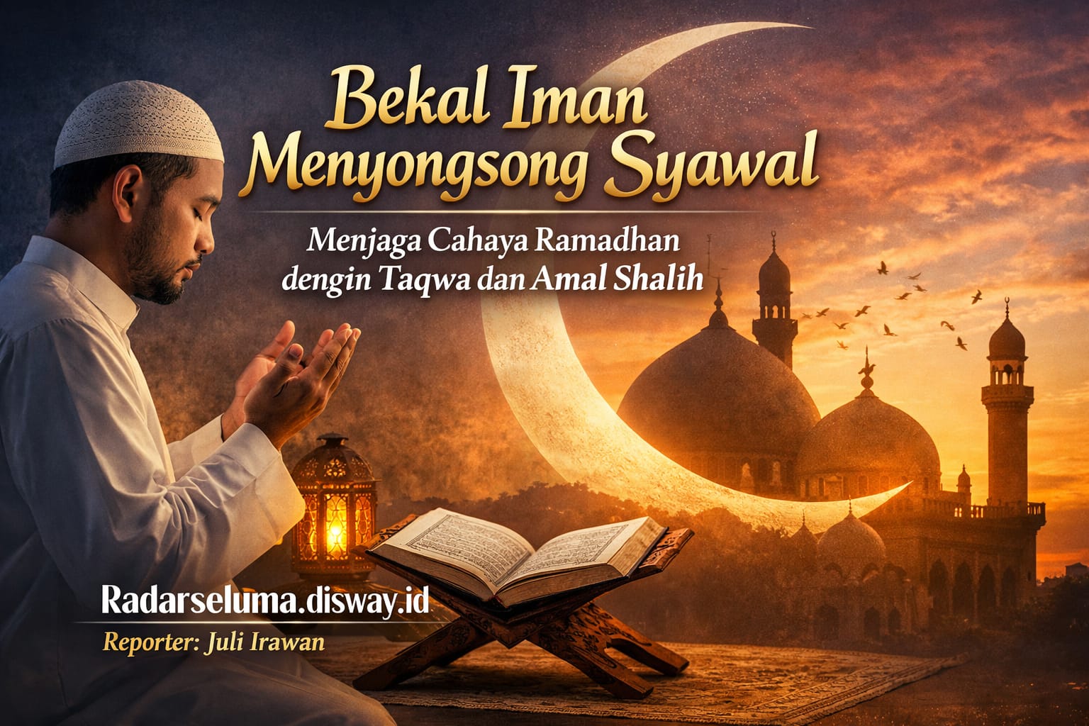 Bekal Iman Menyongsong Syawal: Menjaga Cahaya Ramadhan dengan Taqwa dan Amal Shalih