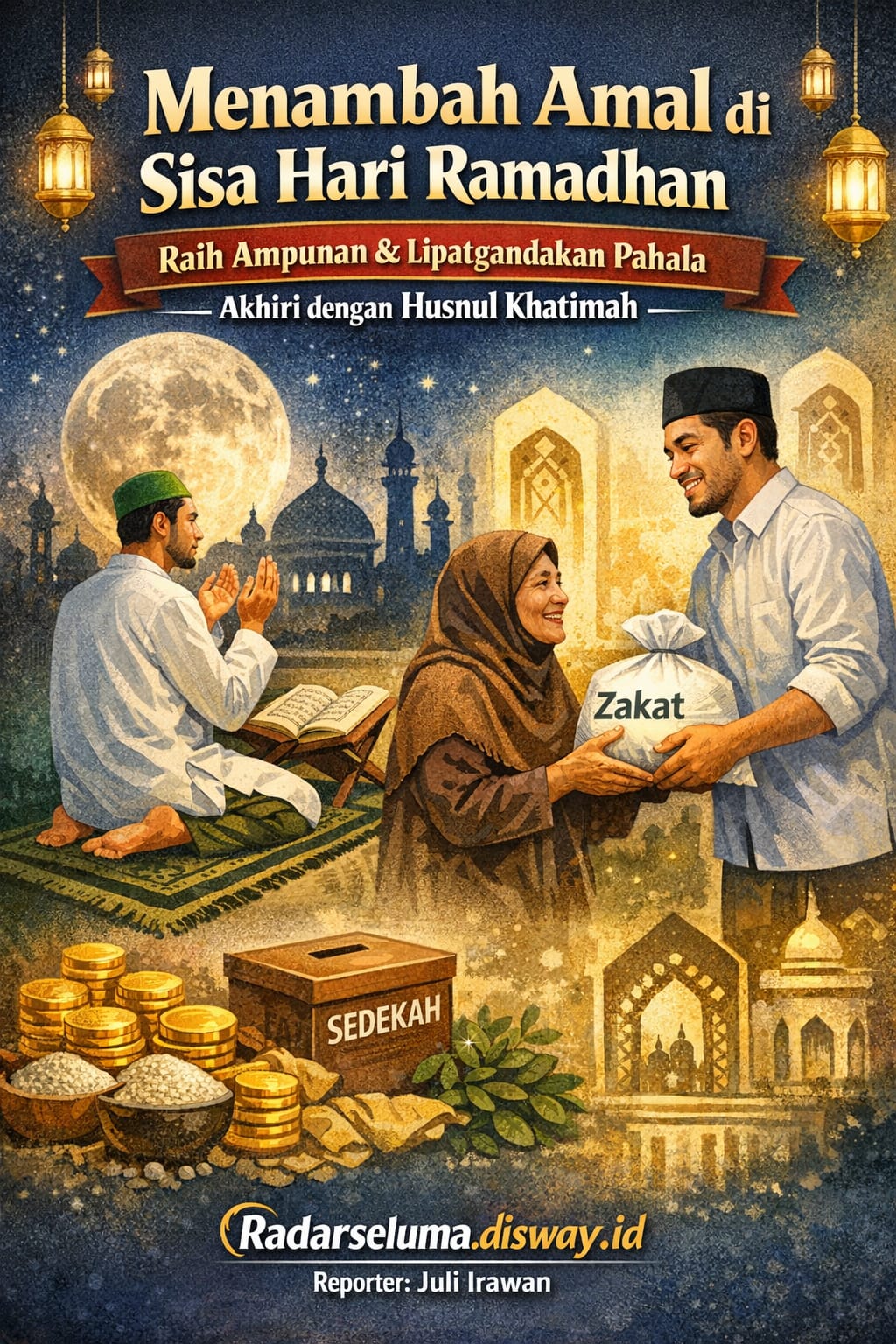 Menambah Amal di Sisa Hari Ramadhan: Raih Ampunan, Lipatgandakan Pahala, dan Akhiri dengan Husnul Khatimah