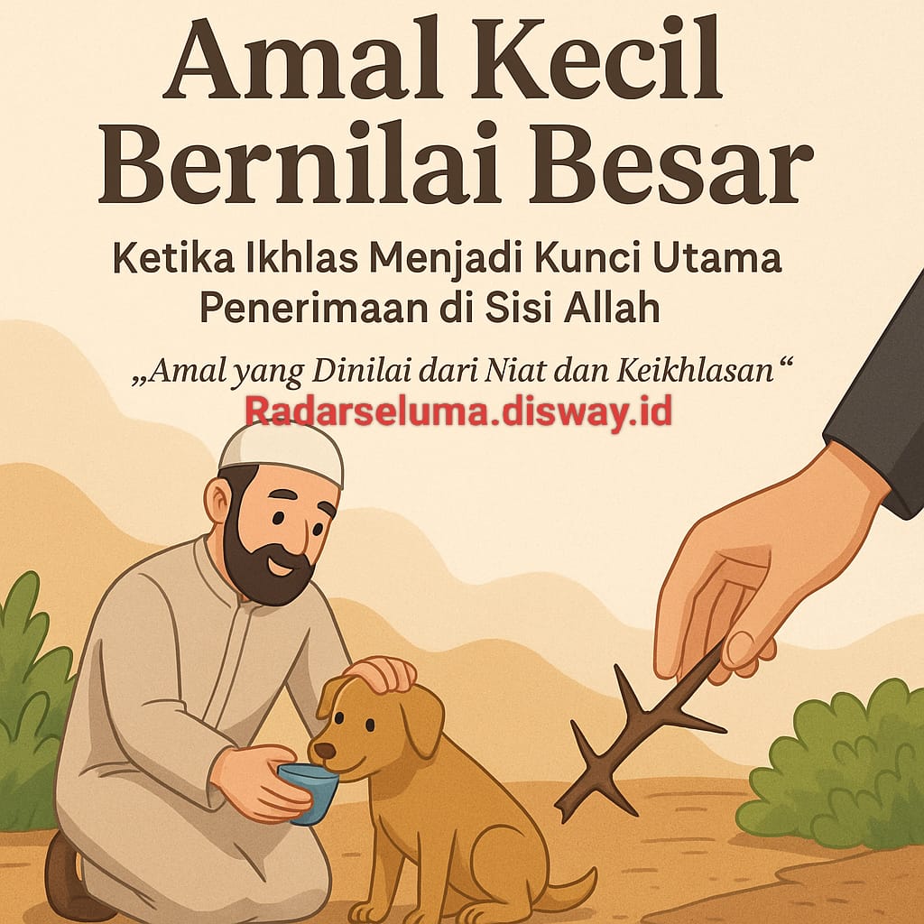 Amal Kecil Bernilai Besar: Ketika Ikhlas Menjadi Kunci Utama Penerimaan di Sisi Allah