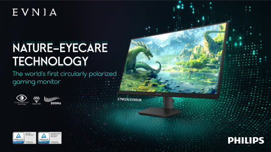  Evnia Luncurkan Monitor Gaming Polarisasi Sirkular 27M2N3500UK, Pertama  dengan Teknologi Natural-Eye Care