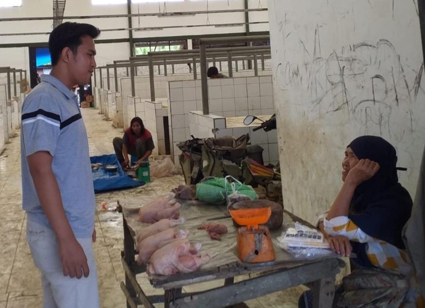 Unit Tipidter Polres Seluma Monitoring Harga Sembako di Pasar, Stok Aman Harga Stabil