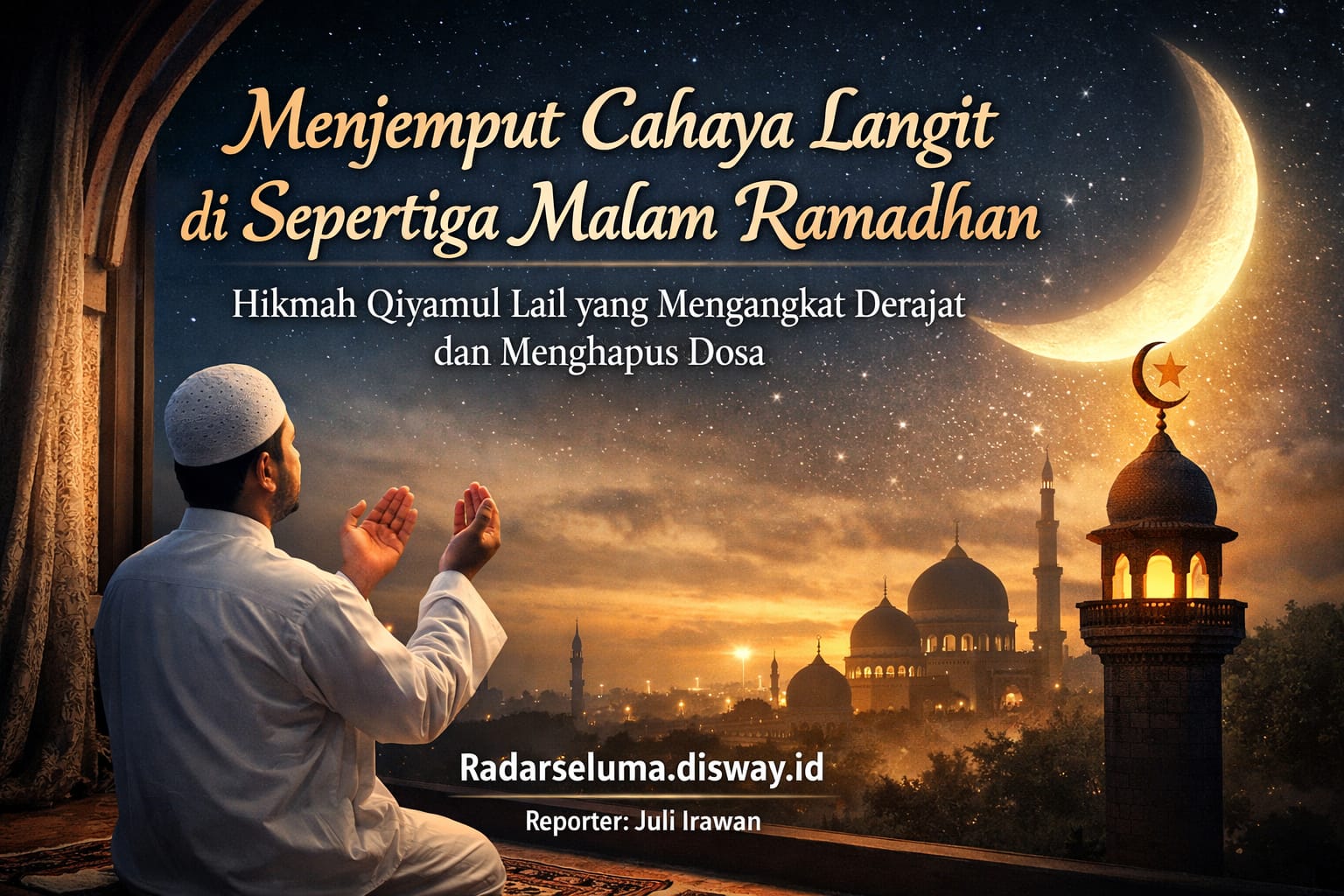 Menjemput Cahaya Langit di Sepertiga Malam Ramadhan: Hikmah Qiyamul Lail yang Mengangkat Derajat dan Menghapus