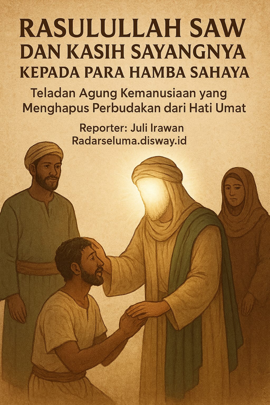 Rasulullah SAW dan Kasih Sayangnya kepada Para Hamba Sahaya