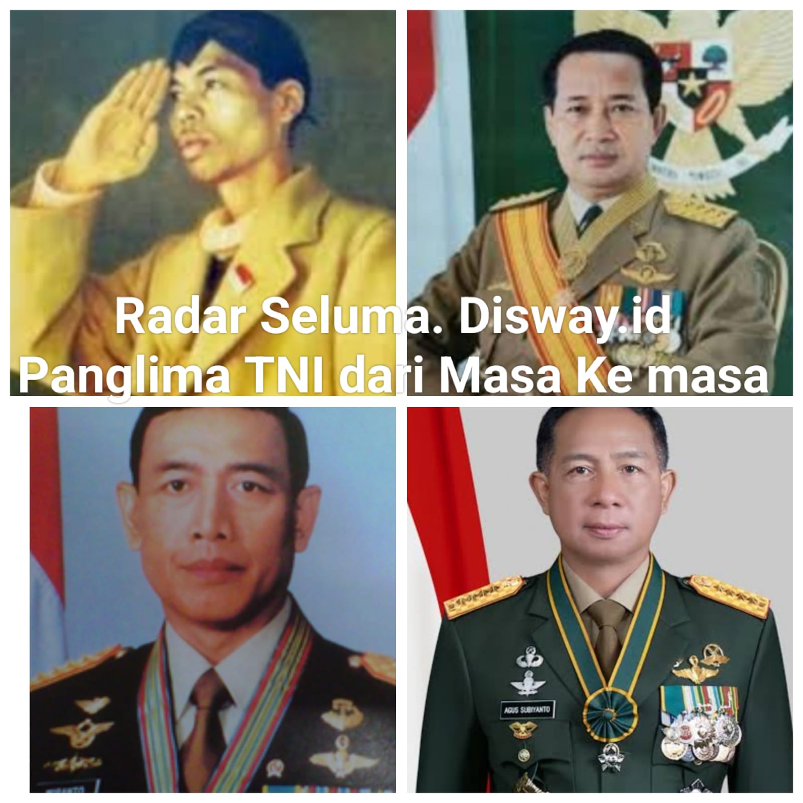Inilah Panglima TNI RI Dari Masa Ke Masa Berikut Nama dan Masa Jabatannya (Part Dua) 