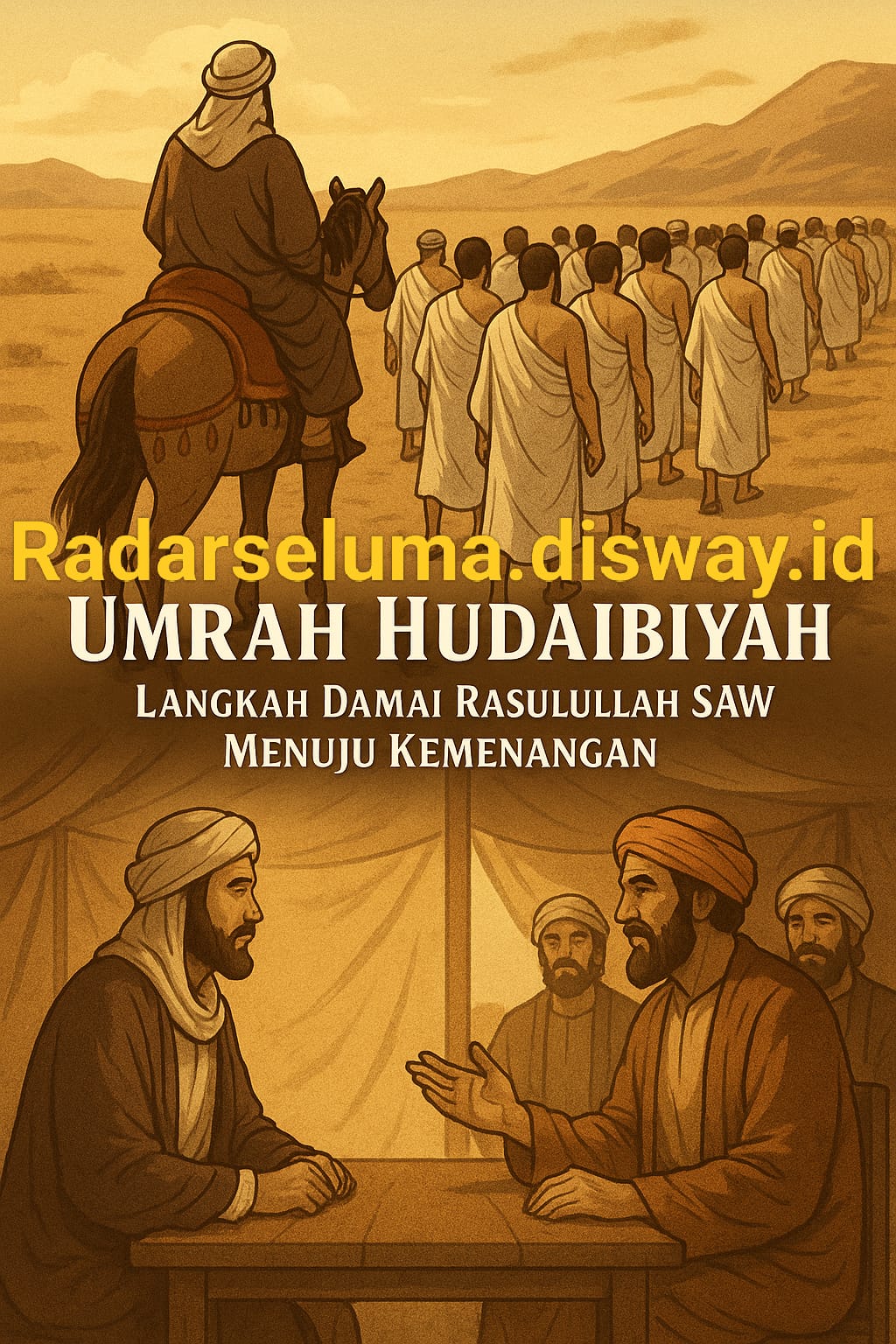 Kisah Umrah Hudaibiyah di Bulan Dzulqa’dah: Hikmah, Kesabaran, dan Kemenangan Diplomatik Rasulullah SAW