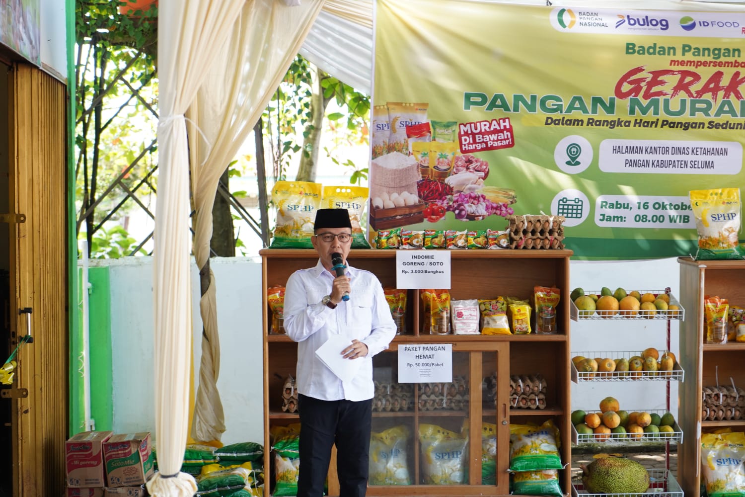  DKP Seluma Launching Kios Pangan, Harga Harus Murah 