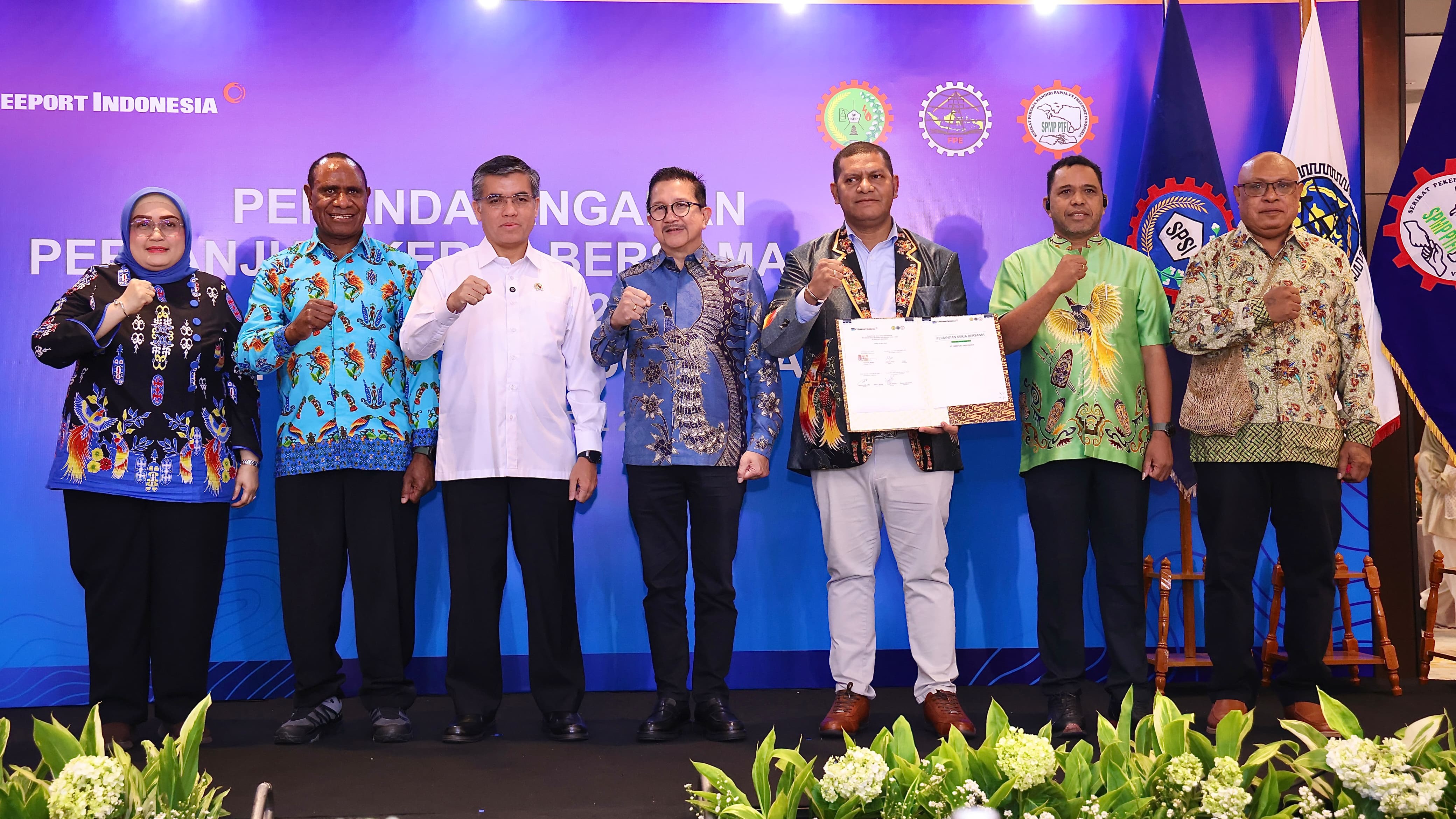 Menaker Hadiri PKB PT. Freeport dan Serikat Karyawan, Minta PKB Dikawal