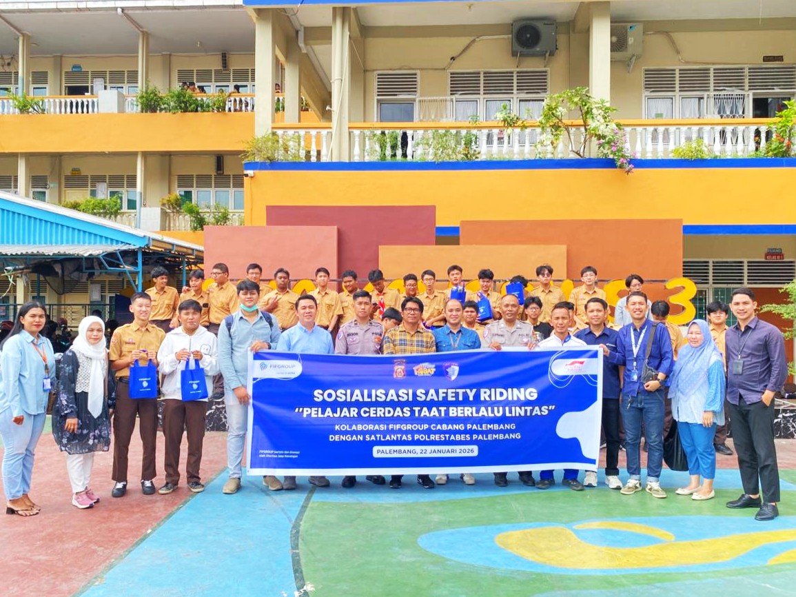   FIFGROUP Cabang Palembang Ajak Budayakan Aman Berlalu Lintas Sejak Dini