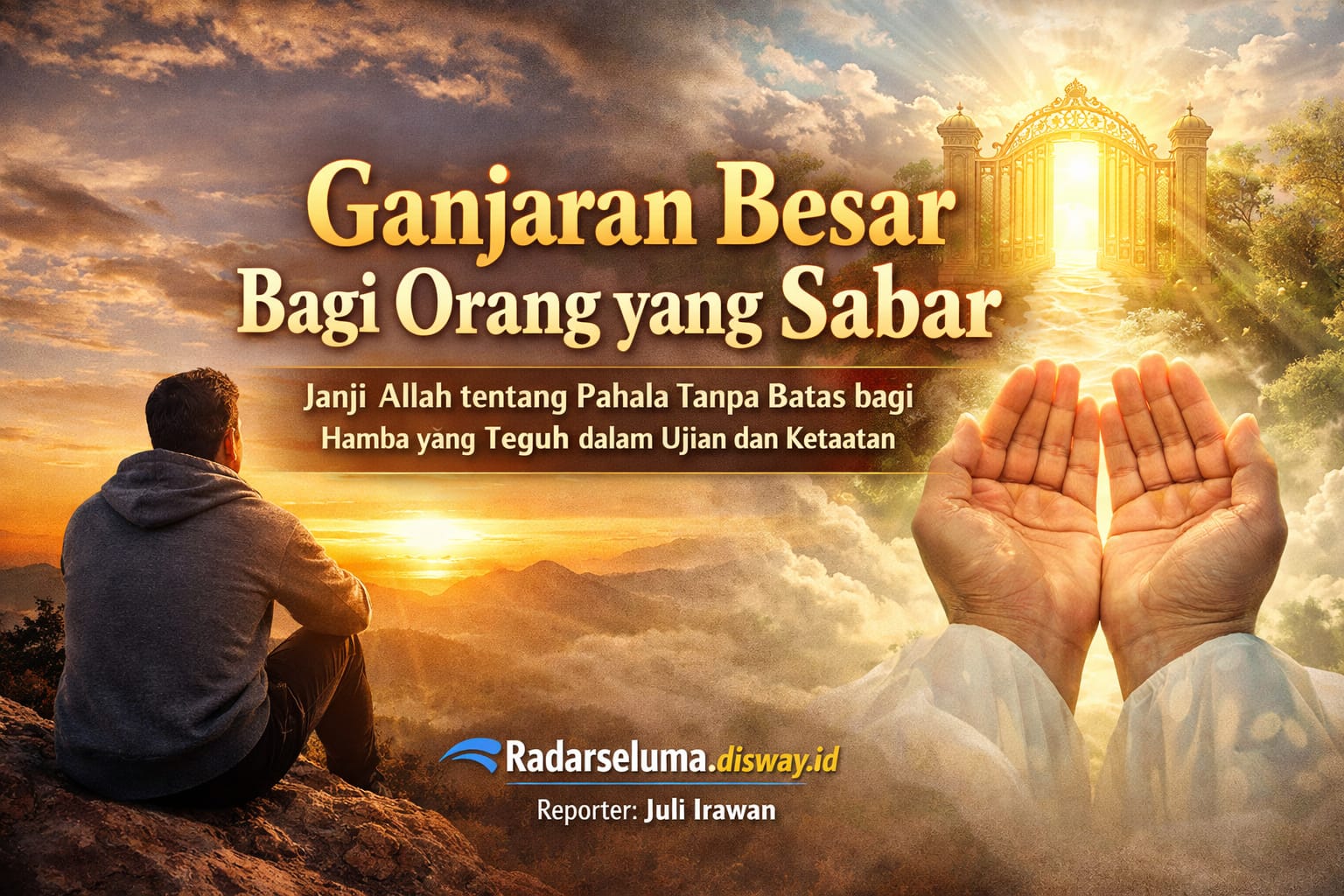 Ganjaran Besar bagi Orang yang Sabar: Janji Allah tentang Pahala Tanpa Batas bagi Hamba yang Teguh dalam Ujian