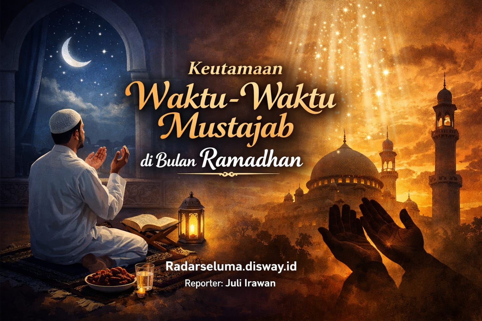 Keutamaan Waktu-Waktu Mustajab di Bulan Ramadhan: Momentum Emas Terkabulnya Doa dan Limpahan Rahmat Allah