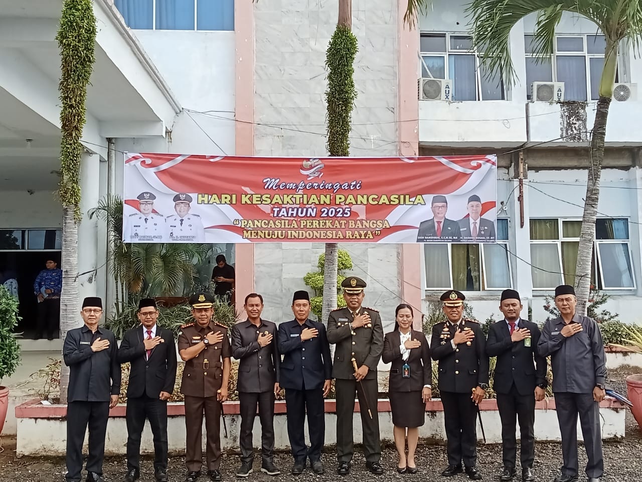 Upacara Peringatan Hari Kesaktian Pancasila ke-60 di Seluma Tanpa Bupati dan Wabup