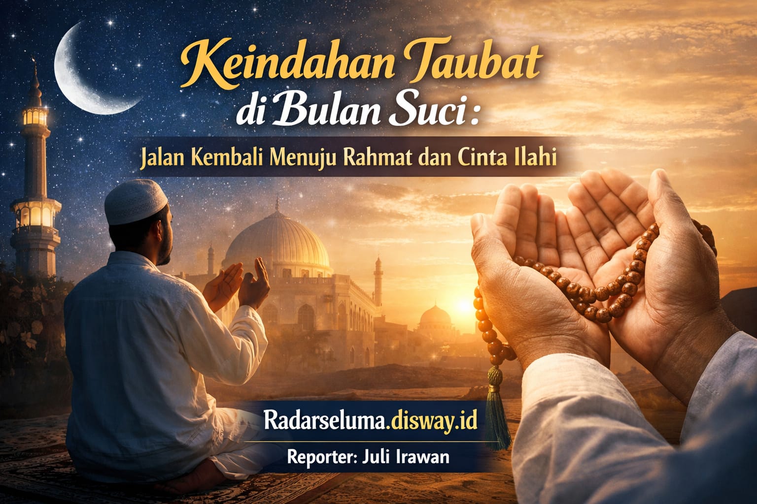 Keindahan Taubat di Bulan Suci: Jalan Kembali Menuju Rahmat dan Cinta Ilahi