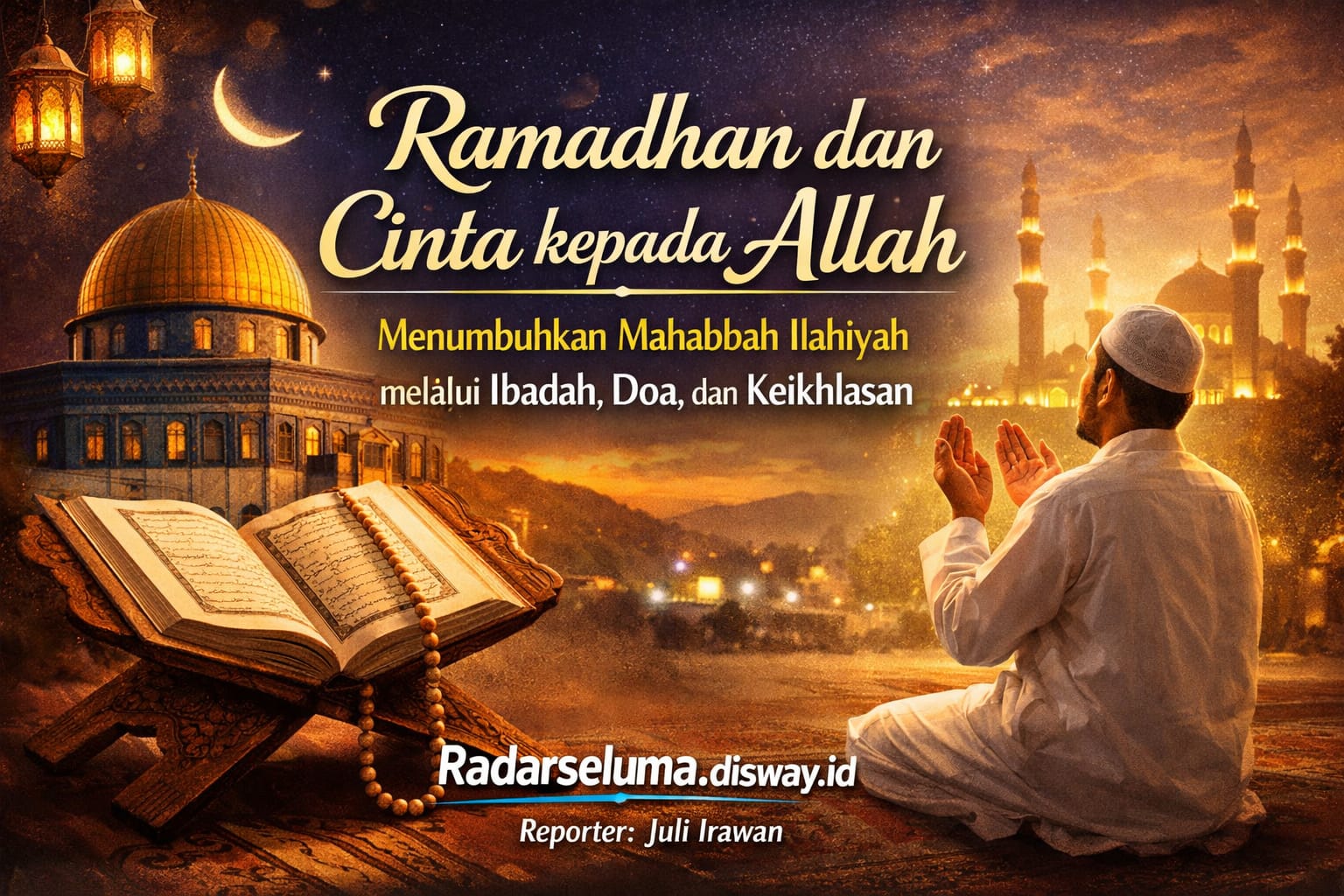 Ramadhan dan Cinta kepada Allah: Menumbuhkan Mahabbah Ilahiyah melalui Ibadah, Doa, dan Keikhlasan