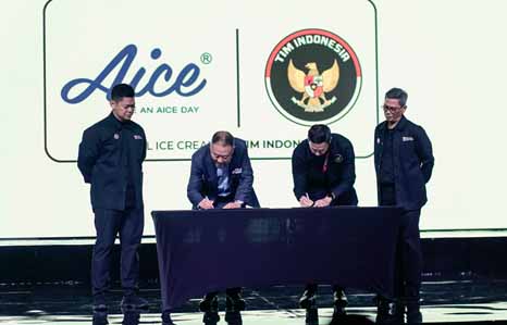 Aice Kerjasama  NOC,  Dukung Tim Indonesia di Berbagai Ajang Internasional