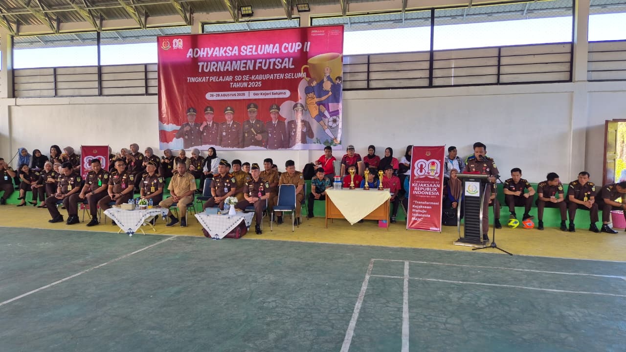  Kejari Seluma Gelar Adhyaksa Cup II, Turnamen Futsal Tingkat Sekolah Dasar