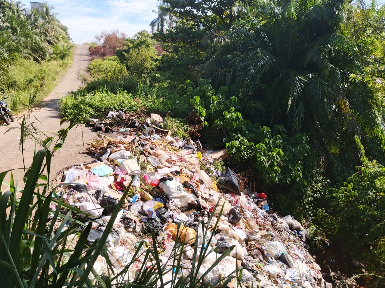 Minim TPS di Seluma, Jalan  Mandi Angin-Napal Jadi Tempat Pembuangan Sampah Liar