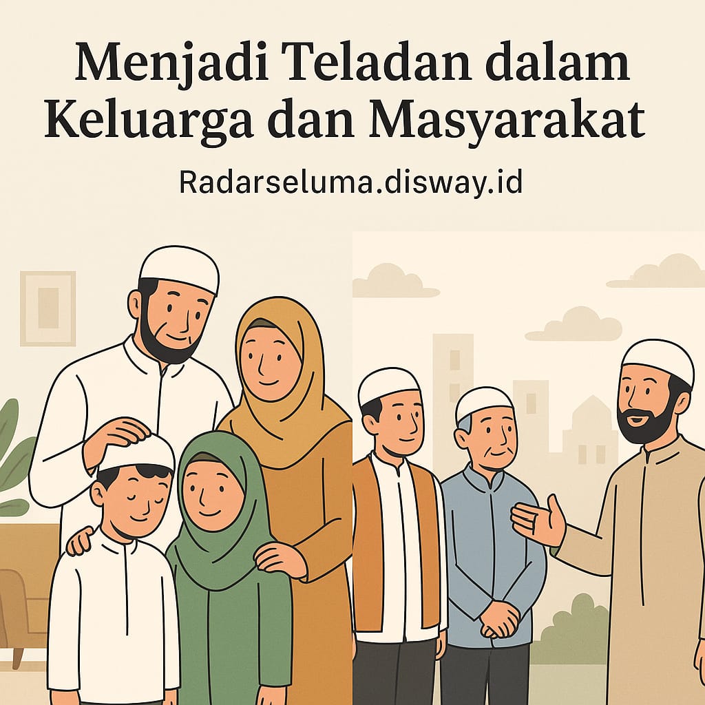Menjadi Teladan dalam Keluarga dan Masyarakat
