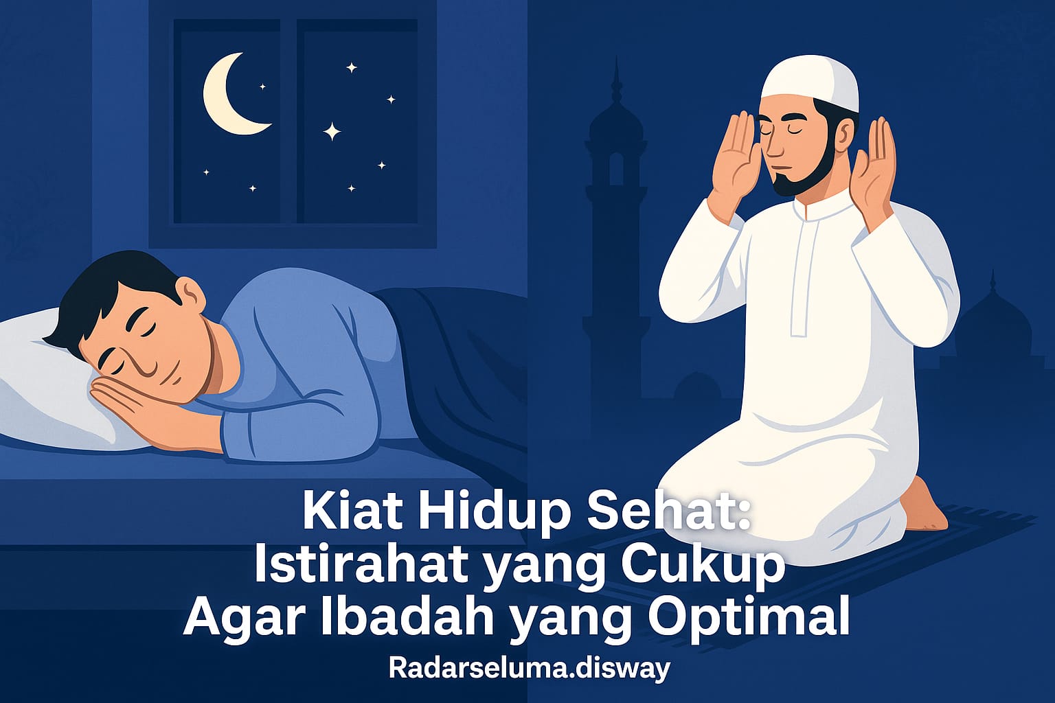 Kiat Hidup Sehat: Istirahat yang Cukup Agar Ibadah yang Optimal