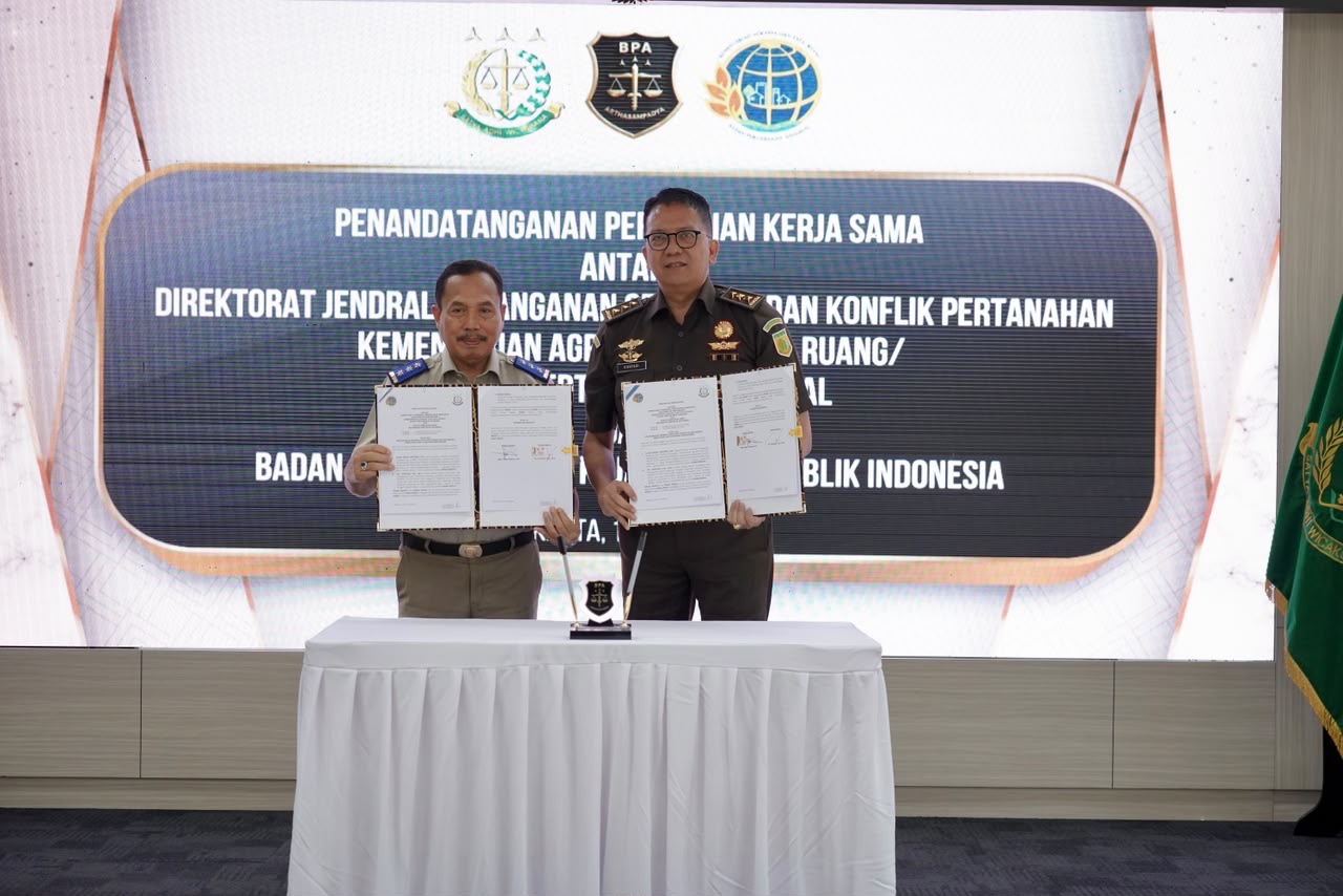 Lindungi Hak Korban dan Selamatkan Kerugian Negara, ATR/BPN dan Kejaksaan Agung Perkuat Sinergi Pemulihan Aset